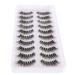 Newcally Natural Wispy Cat Eye False Eyelashes - Hand-Knotted Soft Light Volume Multipack - Buy Online on GoSupps.com