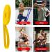 Fovolat Workout Bands Resistance Pull Up Bands | Elastic Bands Stretching Bands for Upper Lower Body Exercise Strength Training Yellow - Buy Online on GoSupps.com