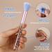 Buy 7 Pcs Crystal Glitter Makeup Brush Set - Cute Synthetic Brushes for Eyeshadow Blush Foundation & Lipstick - Perfect for All Skin Types (Blue) - International Shipping Available - Buy Online on GoSupps.com