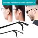 Qufiiry Anti-Slip Glasses Holder 16 Pairs Universal Ear Bracket Hooks for Sunglasses & Reading Glasses - Buy Online on GoSupps.com