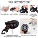 CONBOLA Heavy Duty Suction Cups 4 Pieces with Hooks - Camping Tarp Accessory with Securing Hook for Awning, Boat, and Camping - Classic Red Line Black - Pack of 4 - Buy Online on GoSupps.com