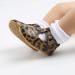 Baby Girl's First Walking Shoes | Mary Jane PU Leather Anti-Slip Princess Shoes | Infant Baby Shoes 6-12 Months | D Leopard - Buy Online on GoSupps.com
