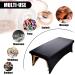 Stretchy Lash Bed Cover - Protective Spa Treatment Sheet Set for Lash/Massage Bed (Black) - Buy Online on GoSupps.com