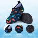 Kids Swim Water Shoes | Non-Slip Quick Dry Aqua Socks for Beach Sports | 7-8 Toddler | Ocean-Black - Buy Online on GoSupps.com