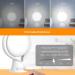 Voraiya Light Therapy Lamp 10000 Lux UV-Free | Adjustable Temp/Brightness | Timer & Memory | Full Spectrum | Seasonal Sun Light for Bedroom & Office - A3-White - Buy Online on GoSupps.com
