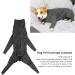 Dog Streamer Surgery Recovery Suit - XL Pet Pajama Overall for Complete Coverage & Surgical Healing | Prevents Tract Exposure - Buy Online on GoSupps.com