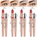 MULPG Waterproof Eyebrow Pencil with Micro 4 Point Brow Pen - Light Brown - Buy Online on GoSupps.com