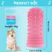 Dog Toothbrush 2 Pack Dog Finger Toothbrush for Dogs Cat Puppy Dental Care&Freshen Breathe Silicone Full Surrounded Bristles Dog Tooth Brush Reusable with Box Easy Dog Teeth Cleaning(Blue+Pink) Blue& Pink - Buy Online on GoSupps.com