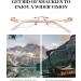 Buy Luff Frameless Reading Glasses for Men & Women | Blue Light Blocking Anti-Eye Load 2.0x Fashionable Pink Metal Readers - International Shipping - Buy Online on GoSupps.com