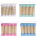 Rtengtunn 100pcs Double Head Cotton Swabs - Cosmetic Makeup & Ear Bud Cleaning Tools - Blue - Buy Online on GoSupps.com