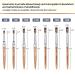 100% Kolinsky Acrylic Nail Brush in Gift Box - Handmade Round Shape Brush for Professional Nail Art - Sizes 6 to 18 Available (#12) - Buy Online on GoSupps.com