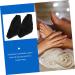 Beaupretty Anti-Pressure Heel Pads - Black Hospital Protector Pillows | Foot Support Accessories for Comfort & Protection - Buy Online on GoSupps.com