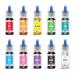 Gel Food Coloring Cake Decorating Set - Jelife 10 Colors Gel Based Flavorless Edible Food Color Dye Vibrant Concentrated Neon Icing Colors for Kids Baking Macaron Frosting Fondant Cookie (6ml/Bottles) 6ml Gel Food Coloring