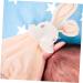 PRETYZOOM Towel Soothing Toy - Calming Teething Doll for Babies & Toddlers - Soft Pink Sleep Aid - Buy Online on GoSupps.com