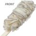 JulaJuyo Long Handle Shower Back Scrubber with Exfoliating Loofah Sponge - for Men and Women - Gray - Buy Online on GoSupps.com