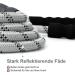 5 ft Strong Dog Leash with Padded Handle & Reflex Seams - Safe for All Dog Sizes - Silver 150x1.2 cm | International Shipping Available - Buy Online on GoSupps.com