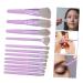 Buy NOLITOY 1 Set Purple Makeup Brush Set - Premium Cosmetic Brushes for Eyeshadow & Face | Travel-Friendly Makeup Tools | International Shipping Available - Buy Online on GoSupps.com