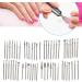 Sonew 56Pcs Nail Drill Bits Set Nail Polishing Bits Manicure Emery Polishing Grinding Nail Art Polish Tool for Nail Salon - Buy Online on GoSupps.com