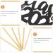 Gadpiparty 6pcs Graduation Cap Cupcake Toppers Class of 2024 Congrats Grad Cap Cupcake Picks Graduation Theme Cake Decorations for 2024 Graduation Party Supplies Black - Buy Online on GoSupps.com