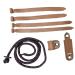 Falconry aylmeri anklets Jesses & Leash Set size Large
