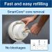 Tork SmartOne Mini Toilet Roll White T9 Advanced 2-Ply 12 x 620 Sheets 472193 Refill - Buy Online on GoSupps.com