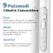 Sonic Electric Toothbrush - 4 Brushes Timers 3 Modes & Strengths - Travel Bag Included | White A-white - Shop Internationally - Buy Online on GoSupps.com