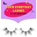Fluffy Cat Eye Lashes - 3D Volume & Curly Natural False Lashes - 7 Pairs | D13 Sexy Fox Eye Style - 10mm - Buy Online on GoSupps.com