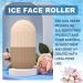 Joyeee Ice Face Roller Reusable Silicone Mold Face Massage Eye Facial Beauty Skin Care Tools Apply Ice for Shrink Pores Anti Wrinkle Reduce Puffiness Improve Skin Elasticity Striped Coffee Color - Buy Online on GoSupps.com