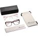 AMOMOMA TR90 Oversized Blue Light Reading Glasses Women | Stylish Square Cat Eye | AM6031 C5 Pink Crystal + C6 Tortoise 2.0x - Buy Online on GoSupps.com