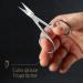 Yumaya Professional Stainless Steel Nail Scissors | Sharp & Pointed | Left & Right-Handed | Includes Etui & eBook | Ideal for Skin & Nail Care - Buy Online on GoSupps.com