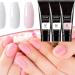 Builder nail gel kit poly extension gel kit - 3-color builder glue gel with nail lamp base and tip - Professional manicure supplies for the - Buy Online on GoSupps.com