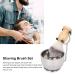 3-in-1 Men's Shaving Set - Razi Brush Synthetic Hair Stainless Steel Bowl & Holder - Perfect Gift for Home Salon - Buy Online on GoSupps.com