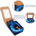 Blue Vortex Starry Universe Lipstick Case | Leather Lip Gloss Organizer with Mirror | Mini Lipstick Holder Bag - International Shipping Available - Buy Online on GoSupps.com