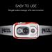 Petzl Swift RL 900 Lumens Rechargeable Headlamp with Auto Brightness, Orange - Buy Online on GoSupps.com