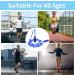 Adjustable Length Tangle-Free Beaded Jump Rope for Kids and Adults - Blue - 9.2 Feet - Buy Online on GoSupps.com