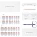 Danni & Toni Blushing Reflection Gel Nail Stickers - Salon-Quality Self-Adhesive Strips for Manicure - Metallic Pink Gradient Design - 28 Semi Cured Nail Wraps - Buy Online on GoSupps.com