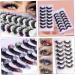 FRCOLOR 7 Pairs Fake Eyelashes False Lashes Cosmetic Lashes Women Lashes with Color Colored Lashes False Lash Extensions Individual Lashes Curl Lash Clusters Chemical Fiber Extend Cosplay - Buy Online on GoSupps.com