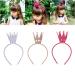 YeahiBaby Princess Crown Headband - Glitter Hair Bow Tiara - 3 Pack for Baby Birthday Parties | International Shipping - Buy Online on GoSupps.com