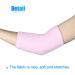 VOCOSTE Elbow Gel Cover - Moisturizing Arm Sleeves for Sports | Pink Elbow Sleeve for Protection - Buy Online on GoSupps.com