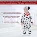 Doladola Dalmatian Baby Romper | Toddler Jumpsuit Newborn Outfit 0-3 Months - Buy Online on GoSupps.com