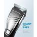 Professional Cordless Hair Clippers with 8 Color Guide Combs - Rechargeable Grooming Kit with LED Display - Buy Online on GoSupps.com