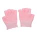 FRCOLOR 1 Pair Spa Glove Gel Hand Moisturizing Gloves Ear Piercing Kit Gel Gloves Gel Hand Gloves Eczema Gloves for Men Moisturizing Hand Gloves Fingerless Pink Man Hand Mask