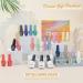 Candy Lover Gel Nail Polish Kit - 25 Pcs Spring Set with Base, Top Coat, Matte & Glitter Shades - UV Soak Off Gel Nails - Perfect Gift for Women and Girls - Buy Online on GoSupps.com