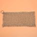 Srutueo Cast Iron Cleaner -Premium 316 Stainless Steel Chainmail Scrubber 8x6 Inch - Buy Online on GoSupps.com