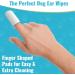 Dog Ear Wipes - Finger Pads | Stop Itching - Remove Dirt Wax & Clean Dirty Ears Easily | Aloe Vera & Witch Hazel Infused | 50 Dog Ear Cleaning Finger Wipes For Easy Cleaning Of Dogs Ears | UK BRAND - Buy Online on GoSupps.com