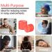 Buy ACVVIP Silicone Ear Plugs - 24 Pcs Soft Reusable Noise Canceling Earplugs for Sleeping & Travel - Orange | International Shipping Available - Buy Online on GoSupps.com