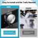 6 Pieces Black Stove Button Child Lock - Baby Safety Protection for Rotary Buttons - Easy Installation without Dismantling - Buy Online on GoSupps.com