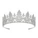 AW BRIDAL Crystal Wedding Tiara for Bride - Silver Princess Crown for Women - Buy Online on GoSupps.com