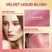 3-Piece Liquid Blush Kit - Velvet Lightweight Waterproof Makeup for Cheek, Eye, Lips - Buy Online on GoSupps.com