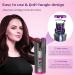 Hair Curler Laboo Cordless Automatic Hair Curler Fast Heating Ceramic Barrel with Adjustable Temperature 5000mAh Battery Timer LCD Display Portable Home Travel Hair Styler (Gray) - Buy Online on GoSupps.com